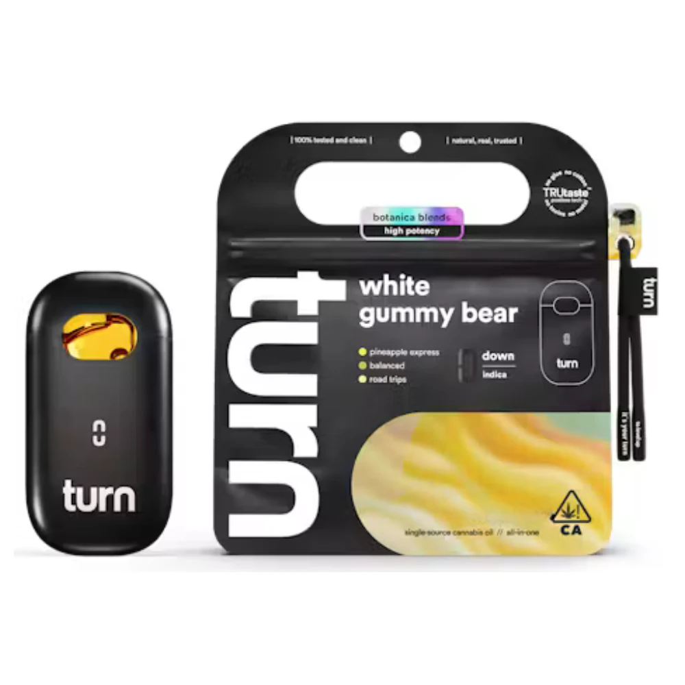 turn - Turn - White Gummy Bear (I) - Disp - 1g Main Image