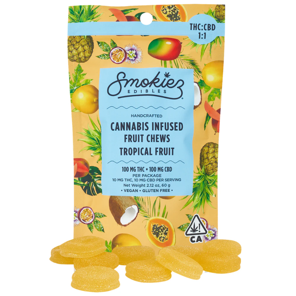 SMOKIEZ - Smokiez - CBD - Sweet Tropical Fruit 1:1 - 100 Main Image