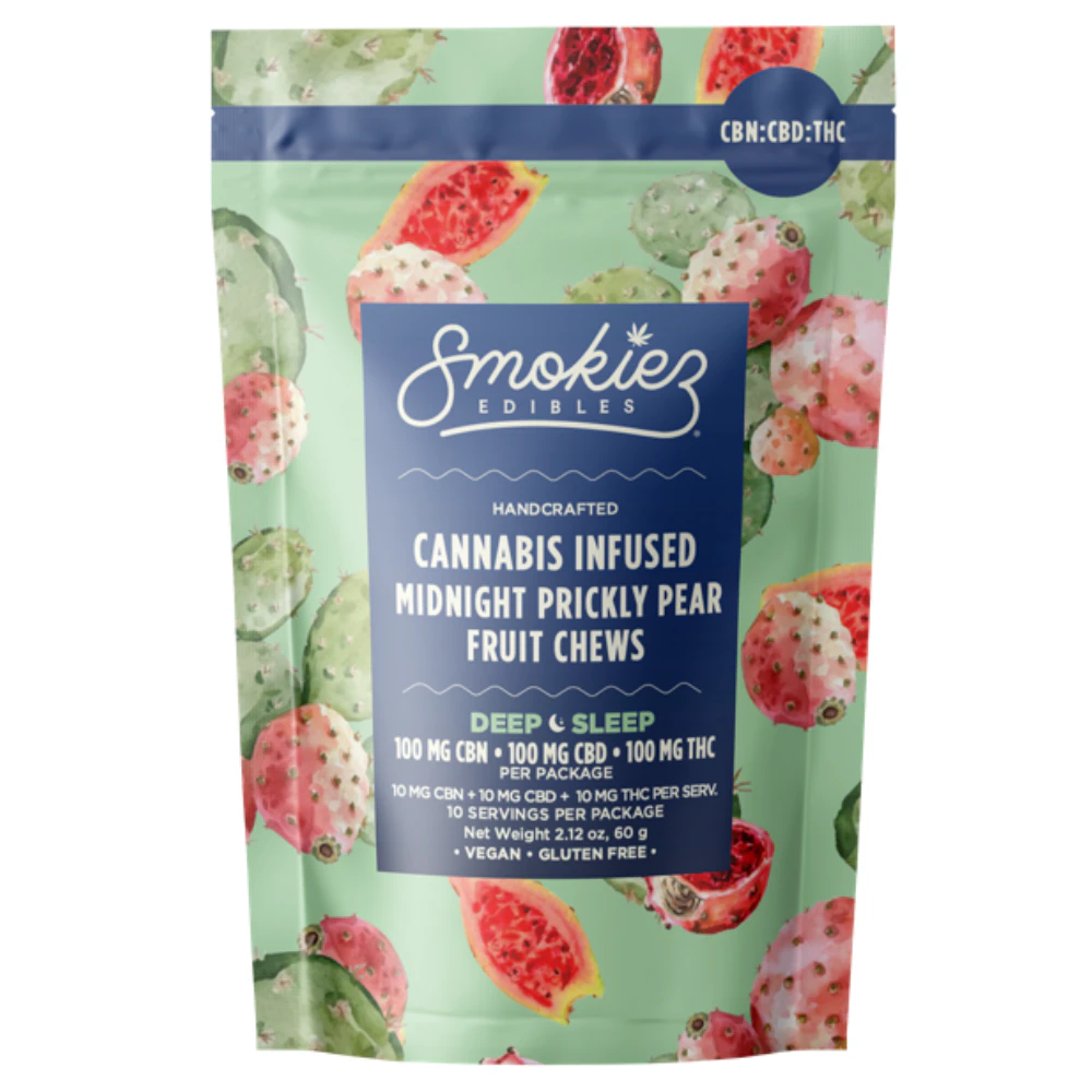 SMOKIEZ - Smokiez - Trifecta - Sweet Midnight Prickly Pear CBN - 1:1:1 CBD:CBN:THC - Gummy - 100mg Main Image
