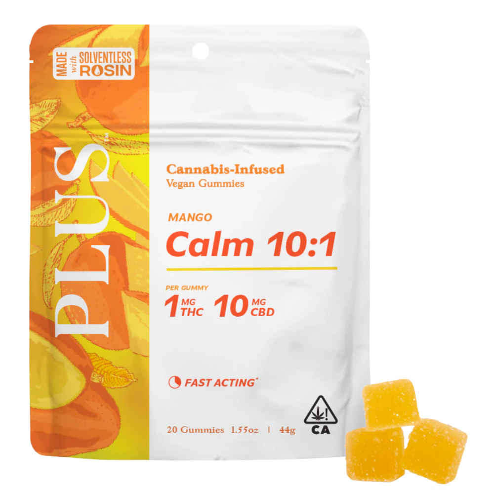 Plus - Plus - Mango - 10:1 CBD:THC - Gummy - 20pk - 220mg Main Image