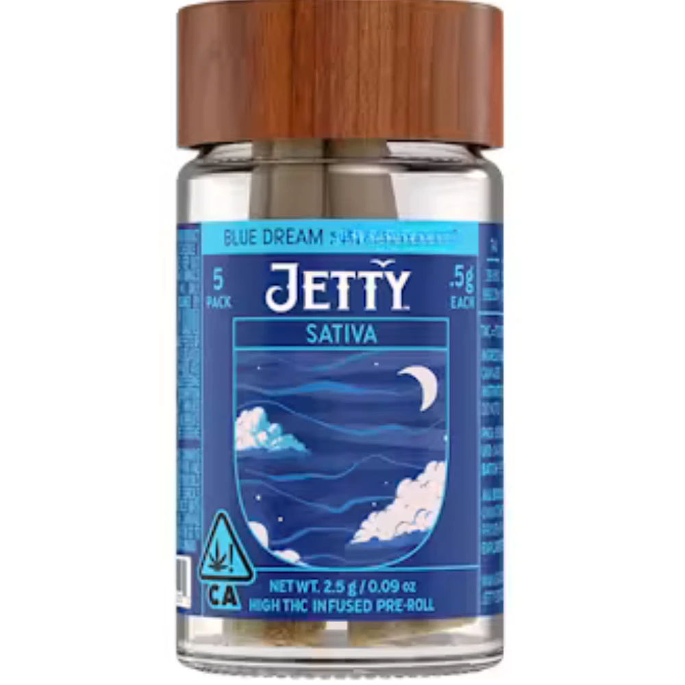 Jetty - Jetty - Blue Dream x Sour Diesel (S) - 5pk - Infused Joint - 2.5g Main Image