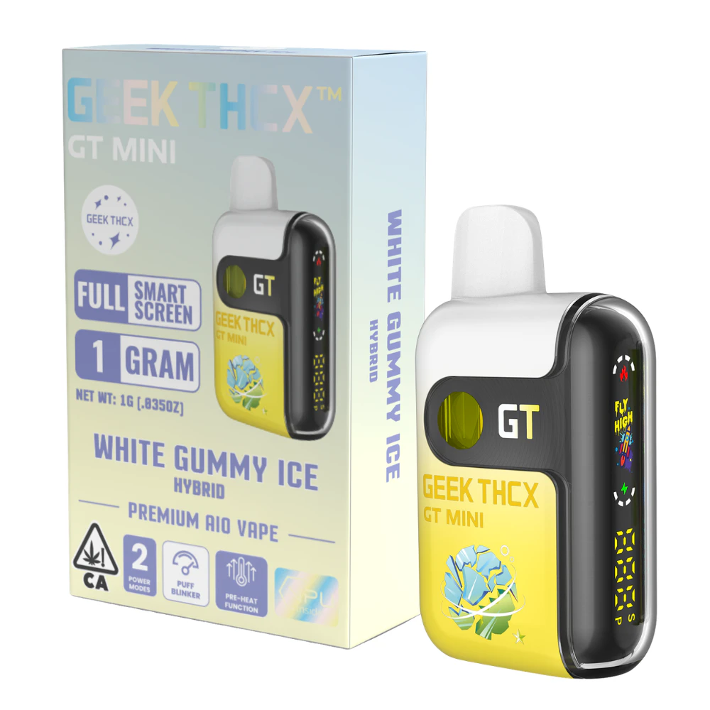 geek bar - Geek THCX - Disp - White Gummy Ice (H) - 1g Main Image