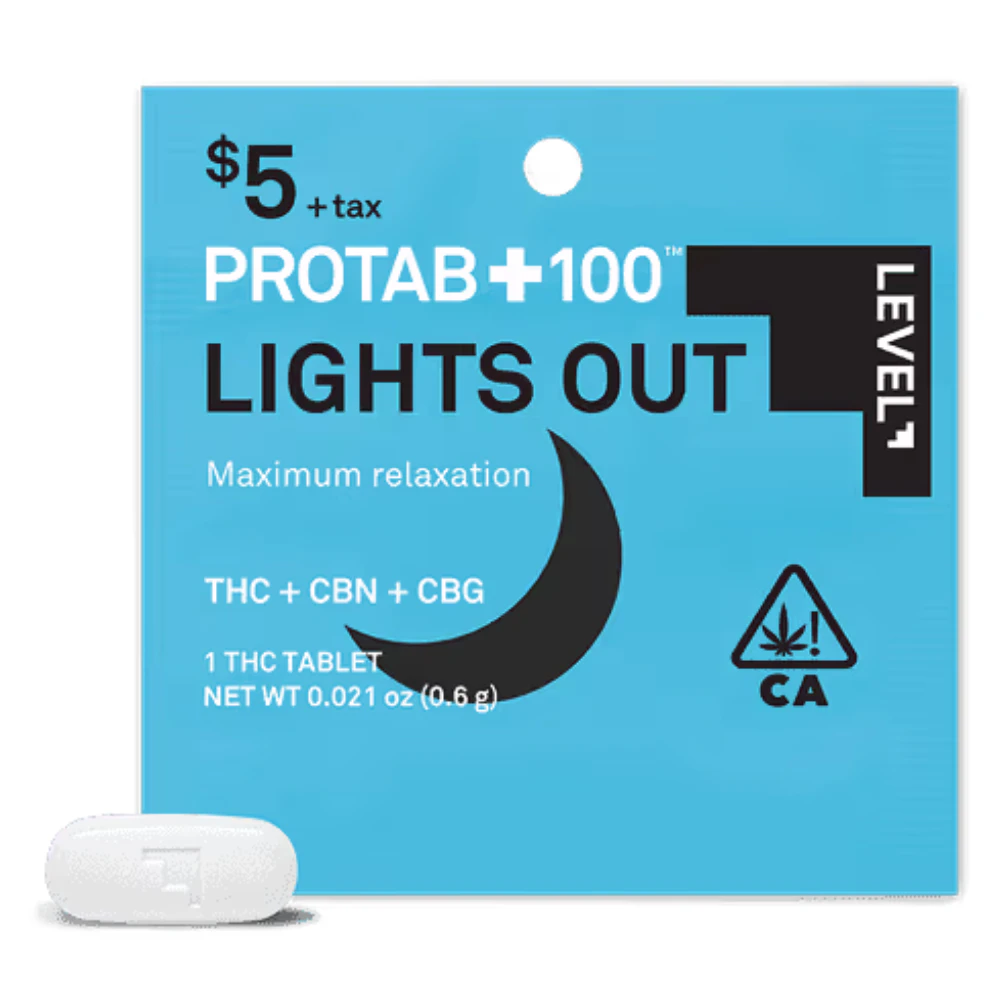 LEVEL - Level Protab - Single - Lights Out - Tablets - 100mg Main Image