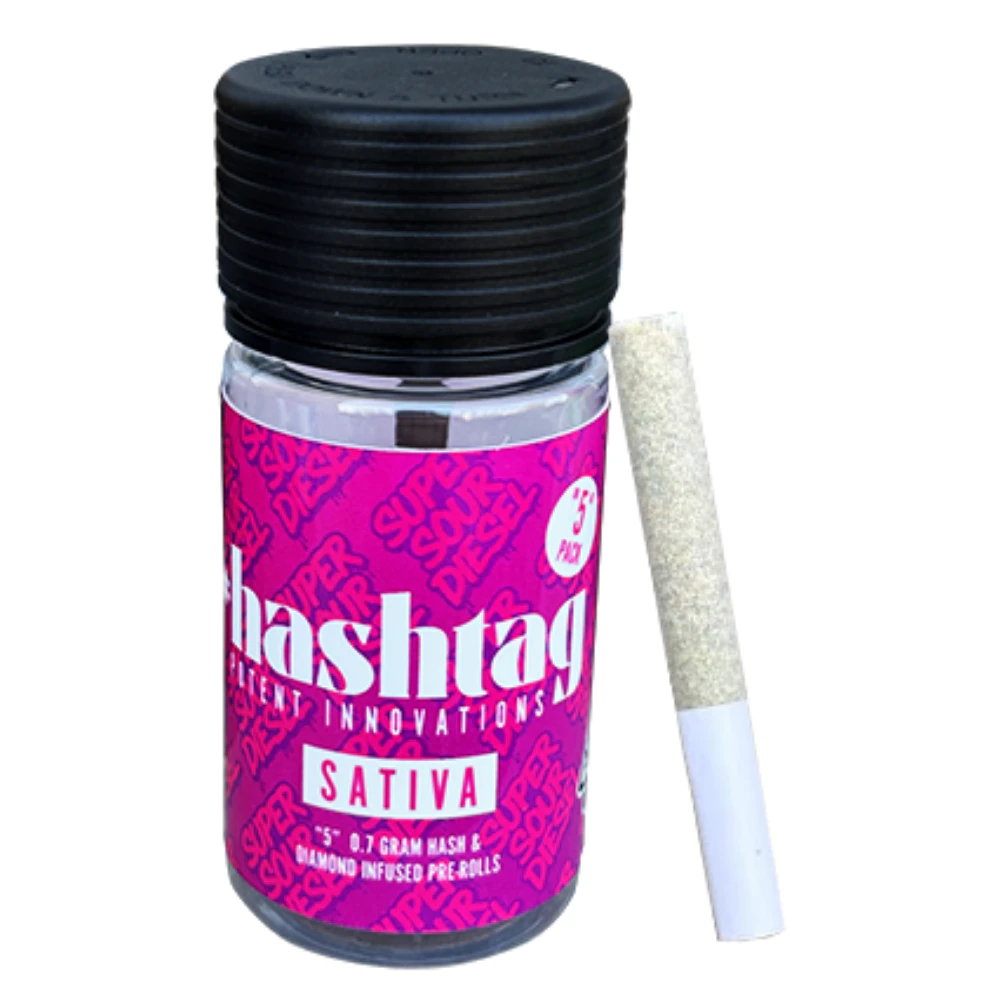 hashtag - Hashtag - Super Sour Diesel (S) - 5pk - Infused Joint - 3.5g Main Image