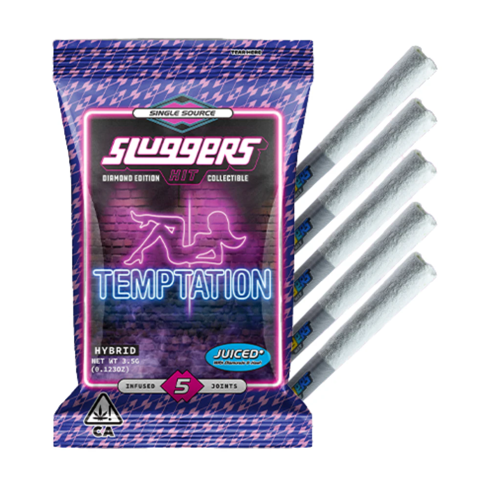 Sluggers - Sluggers - Temptation (H) - Infused Joint - 5pk - 3.5g Main Image