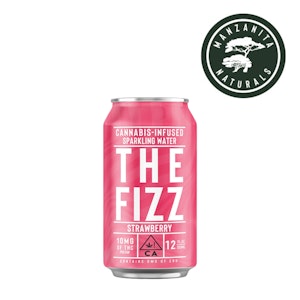 MANZANITA NATURALS - The Fizz Strawberry Sparkling Water