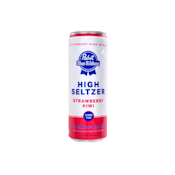 Pabst Blue Ribbon - High Seltzer - Strawberry Kiwi - Single - Drinks - 12oz - 10mg