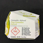Pear (100MG) | 1:1 Gummies | Hybrid