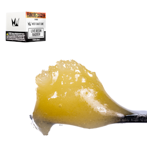 West Coast Cure - [West Coast Cure] Live Resin Badder - 1g - Bakers Dozen (H)