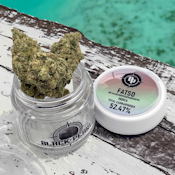 BLACK PEARL: Fatso 3.5g Artisanal Diamond Coated Flower (I)