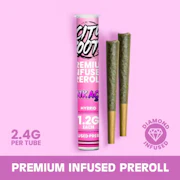CITY ROOTS: Pink Acai 1.2g Infused Pre-Roll 2pk/2.4g (H)