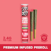 CITY ROOTS: Watermelon Kush 1.2g Infused Pre-Roll 2pk/2.4g (I)