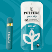 POTTERS: Grape Jelly 1g Live Resin Disposable (I)