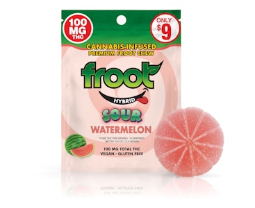 FROOT - SOUR WATERMELON GUMMY - 100MG