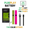 PLUG™ Battery: Green Steel