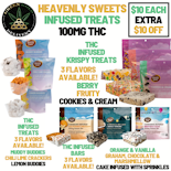 THC Infused Bar: "Birthday Slice" 100mg Special