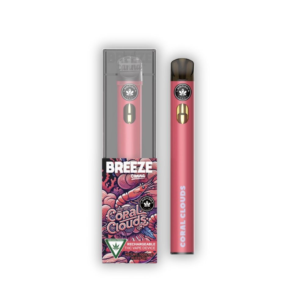 Coral Clouds 1g Disposable - BREEZE CANNA x LEGASEA - Alm... Coral Clouds 1g Disposable - BREEZE CANNA x LEGASEA - Alm...