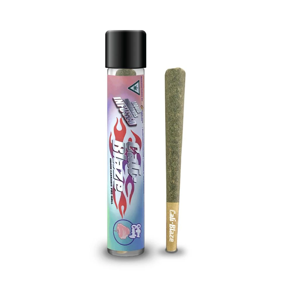 Cali-Blaze - Cotton Candy 1.2g Infused Preroll - CALI-BLAZE Main Image