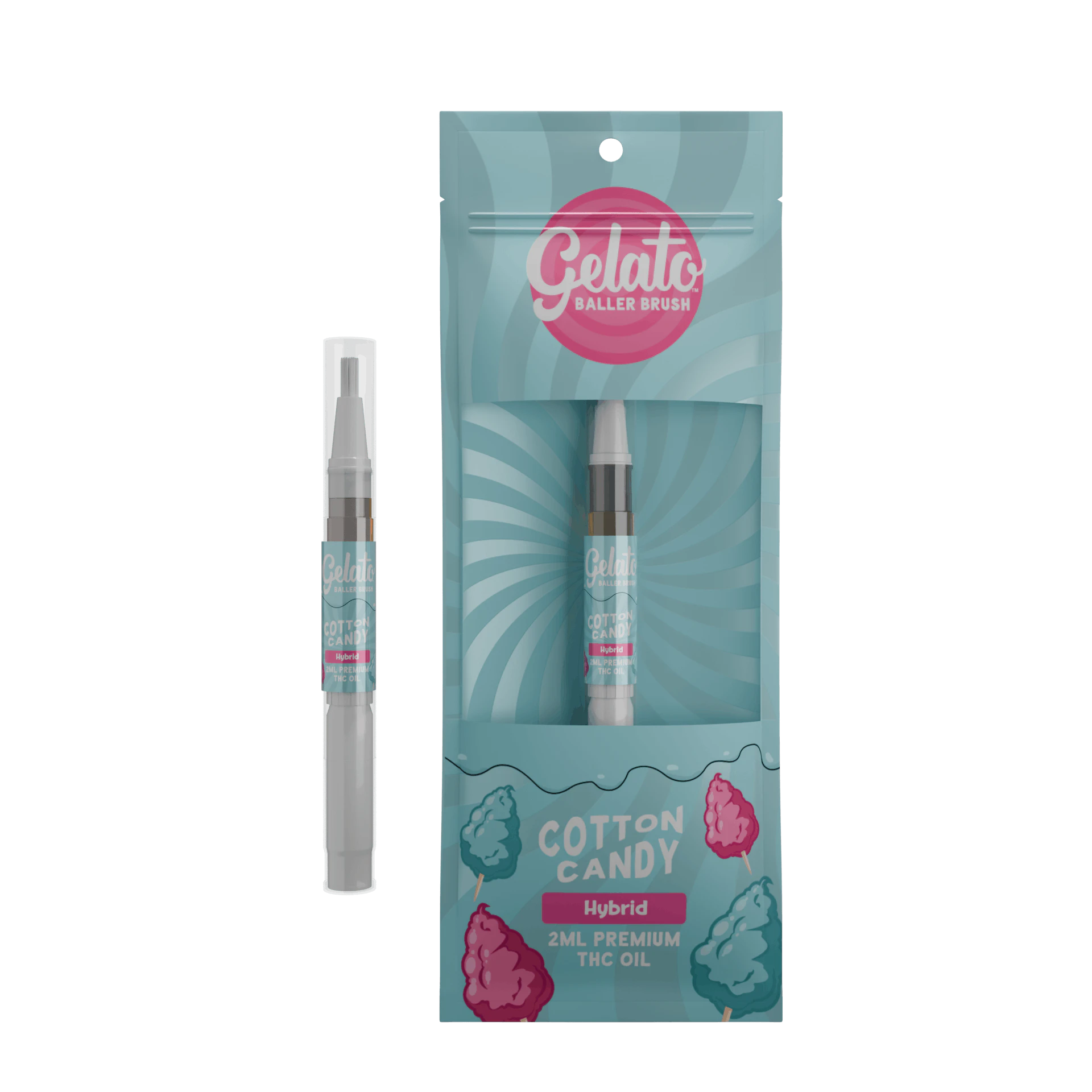 Gelato - Gelato - Baller Brush Cotton Candy Hybrid - 2g Dart Main Image