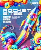 Distro 10 Rocket Bites - Cotton Clouds - 200mg Gummies