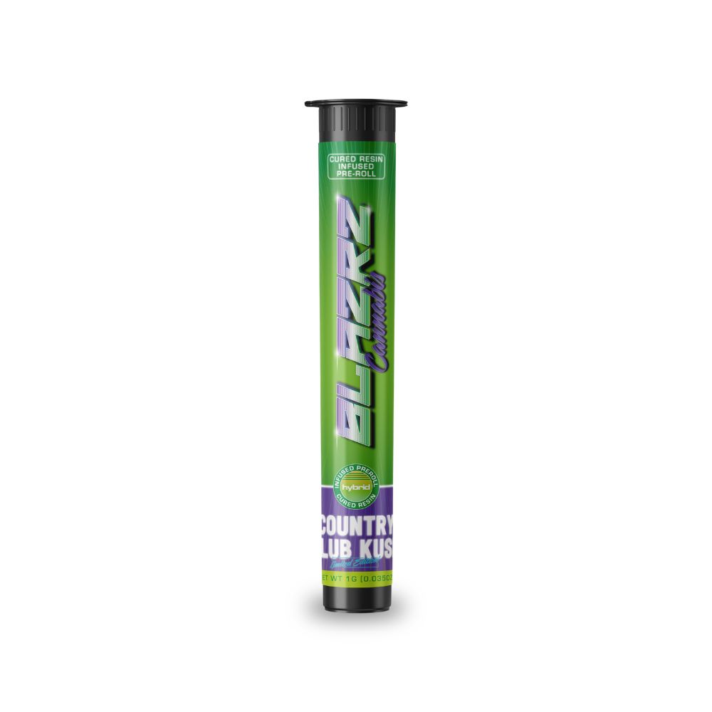 Country Club Kush 1g Infused Preroll - BLAZRZ