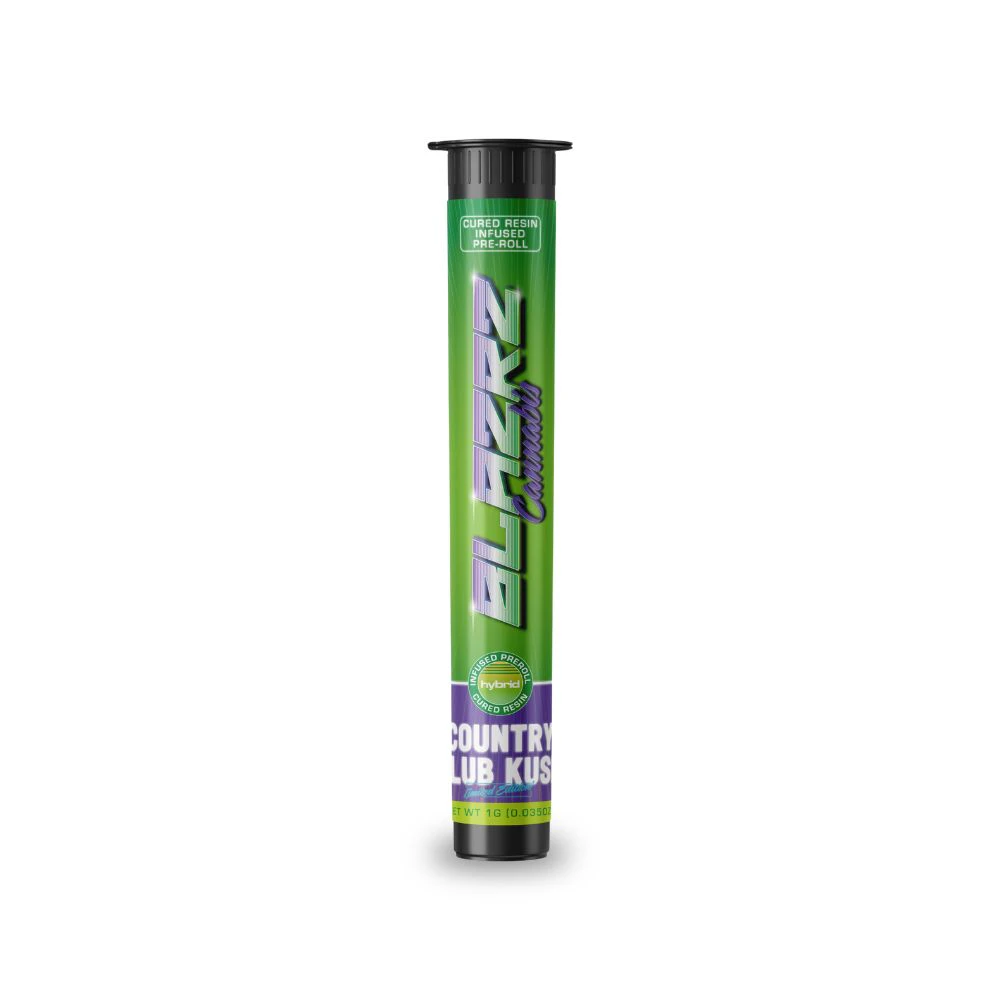 Blazrz - Country Club Kush 1g Infused Preroll - BLAZRZ Main Image
