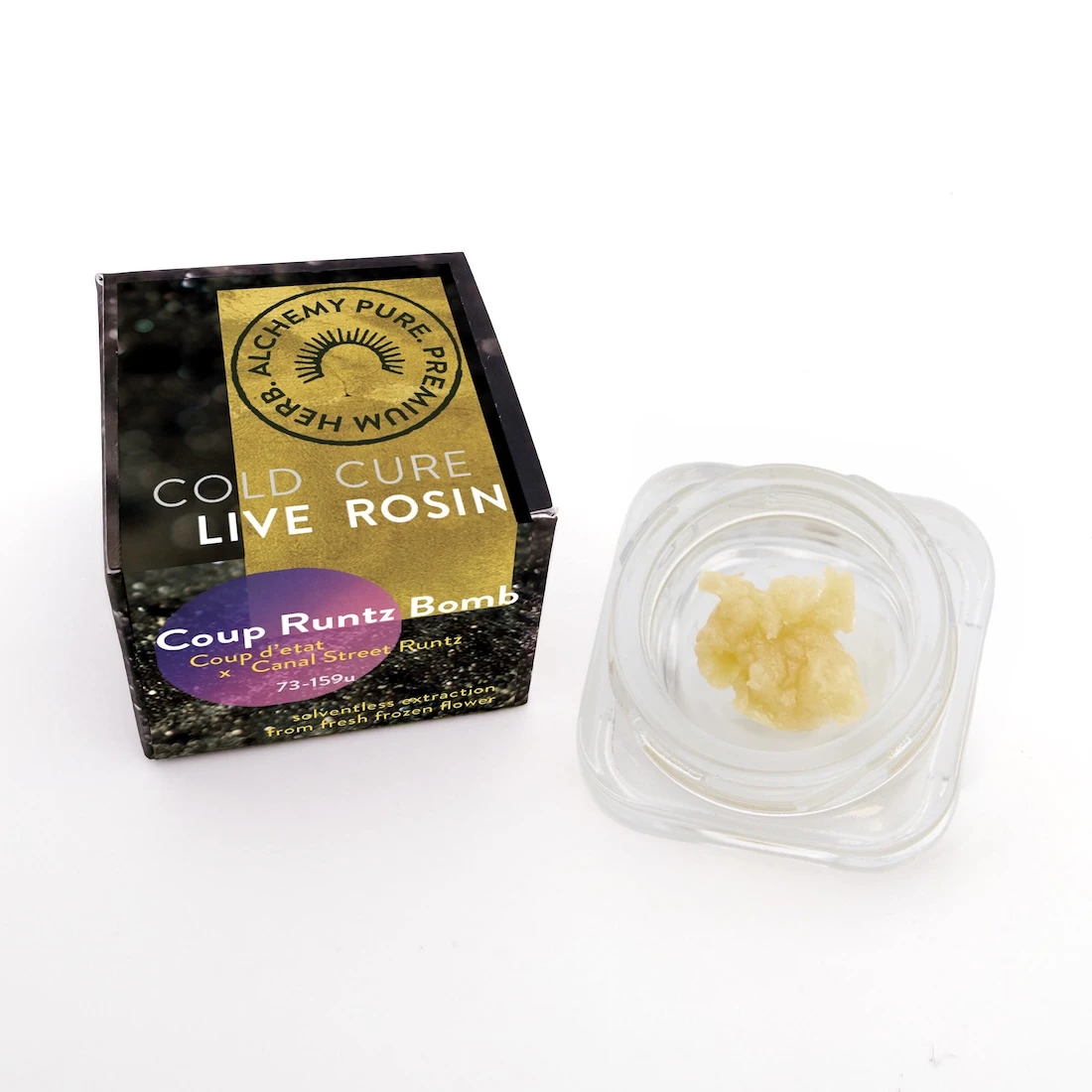 Alchemy Pure - Alchemy Pure - Coup Runtz Bomb - Live Resin - 70.31% THC - 1.0g - Wax Main Image