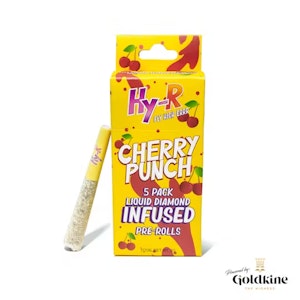 HY-R - HY-R - Cherry Punch .6G Liquid Diamond Infused Pre-Roll (5 Pack)