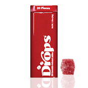Drops - CBD Rosin Gummy - 20 Pack - Edible - 100 mg - (1:1 CBD Daydreamy) Cranberry / MAC #4
