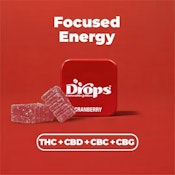 Drops Cranberry CBD 1:1 Gummy Single 100mg