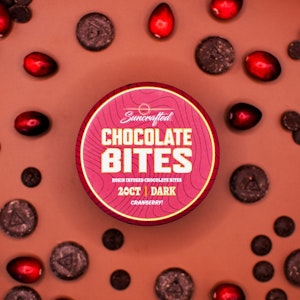 Suncrafted - Dark Chocolate Cranberry Bites - 100mg - HHG