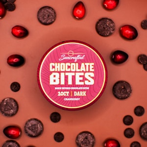 Suncrafted - Dark Chocolate Cranberry Bites - 100mg - HHG