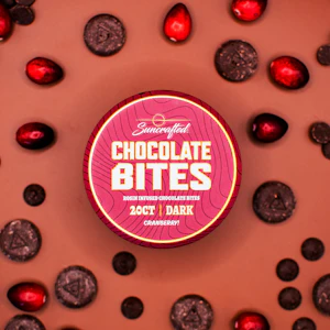 Suncrafted - HD Dark Chocolate Cranberry Bites - 500mg - HHG