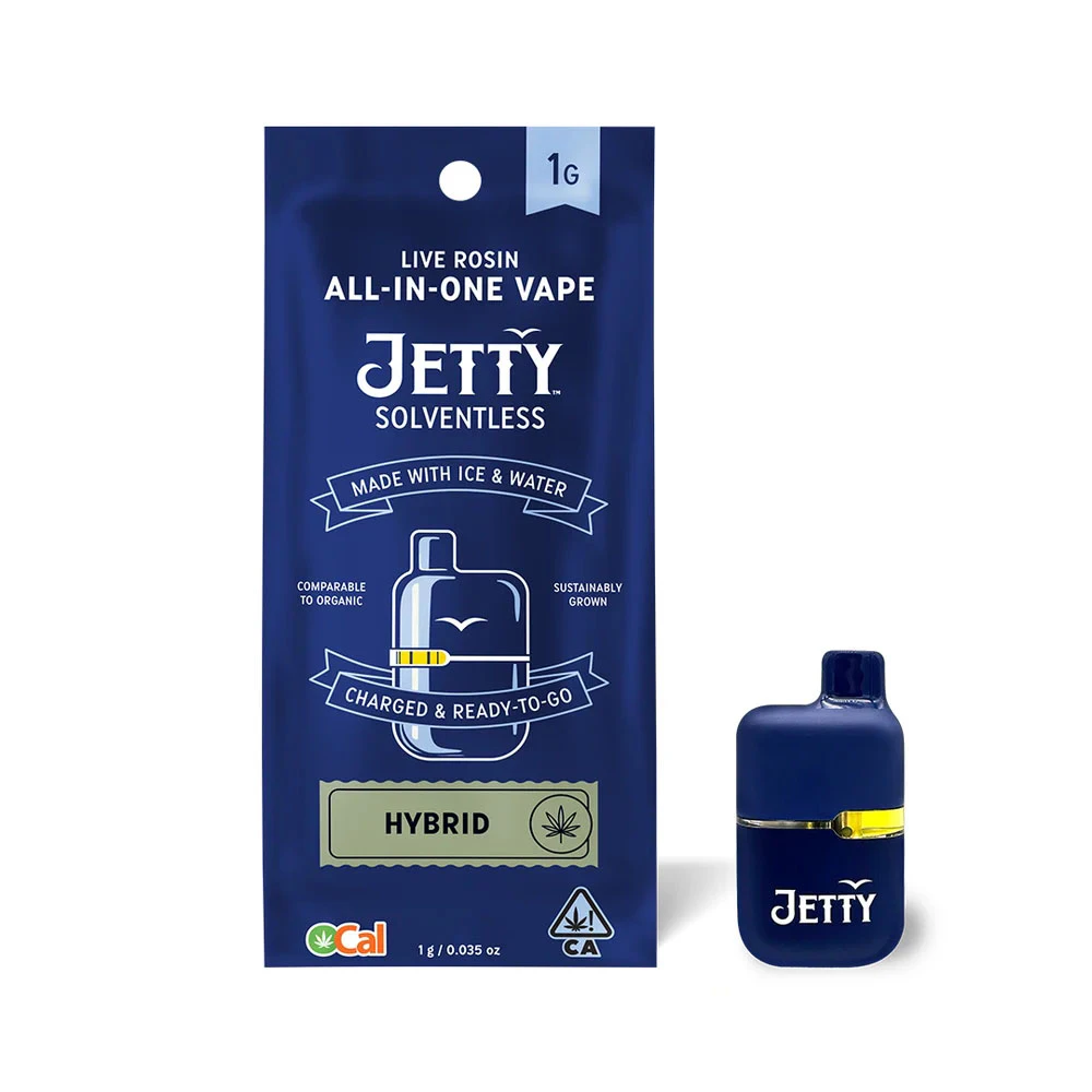 Jetty Extracts - White Cookies | Solventless | Mini Tank AIO Main Image