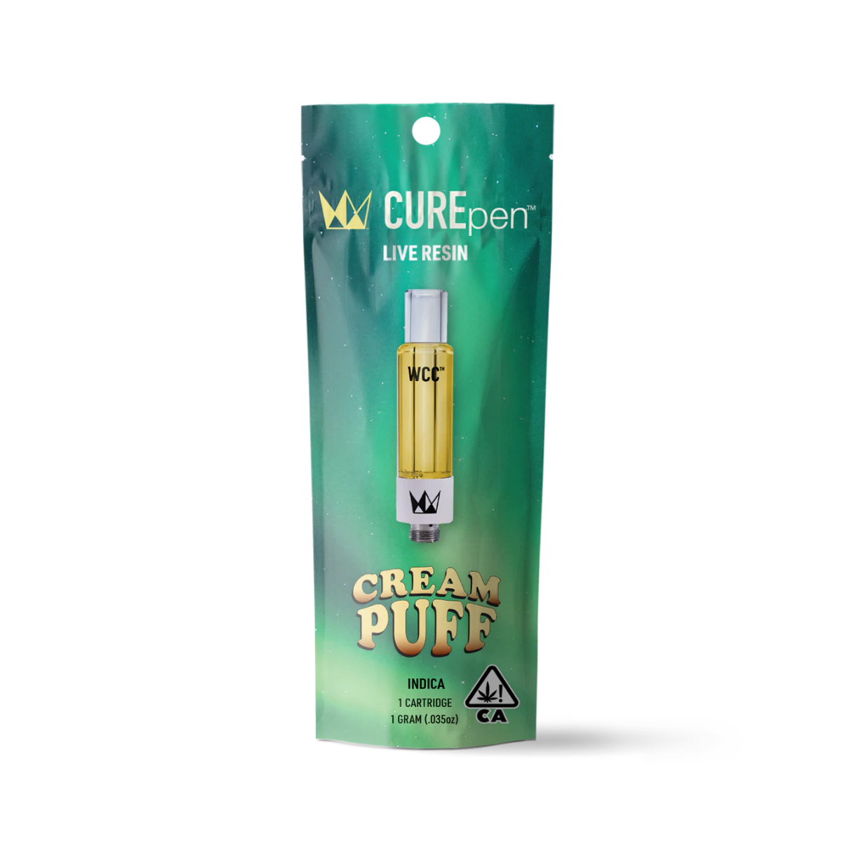West Coast Cure - Cream Puff (I) | 1g Live Resin CUREpen Cart | West Coast Cure Main Image