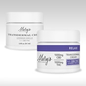 Mary's Medicinals Relax Cream – Lavender Vanilla 1:1 CBD THC 1000mg