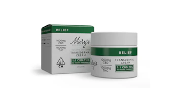 Mary's Medicinals - 2oz 1000mg CBD:1000mg THC - Relief No Added Fragrance