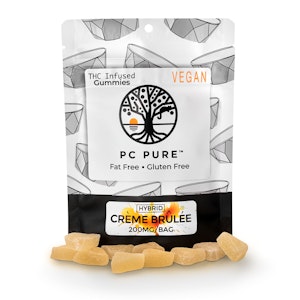 PC PURE - GUMMY - CREME BRULEE - 20MG/PC- PC PURE