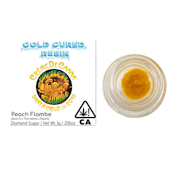 Creme De Canna - Peach Flambe - Cold Cured Diamond Sugar - Sativa Hybrid - 1g