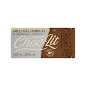 Crispy Rice Crunchies | Milk Chocolate Bar | 100mg/10 Pieces | ChocLit