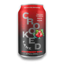 Crooked - Crooked Lane- Strawberry Basil-10mg-12oz Main Image