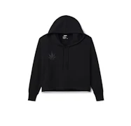 MedMen - XL - Womens Black Cropped Hoodie