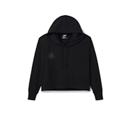MedMen - MD - Womens Black Cropped Hoodie