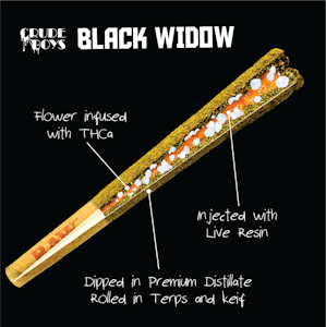 Crude Boys - Crude Boys - Mundane Monday - 1.3g Black Widow