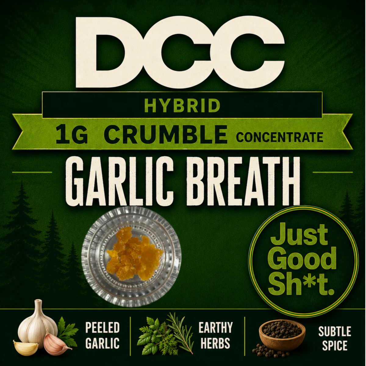 DCC - Garlic Breath | 1g Crumble | TAX INCLD Main Image