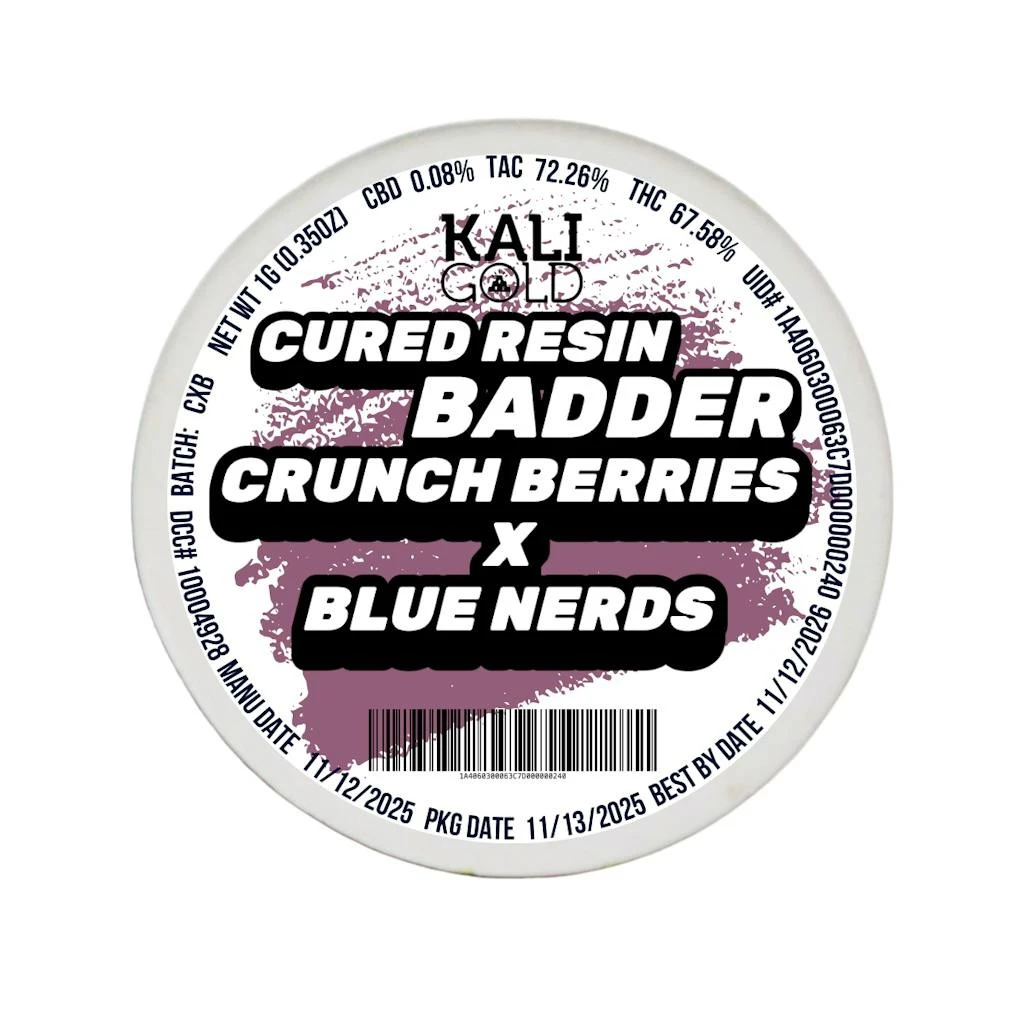 KALI GOLD - Kali Gold Crunch Berries x Blue Nerds Cured Resin Badder 1.0g Main Image