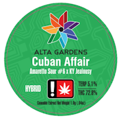 Cuban Affair, Cured Resin