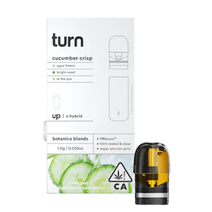 turn - Cucumber Crisp (S-H) | 1g Botanica Blends Pod | Turn