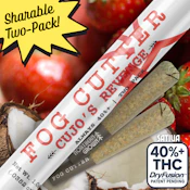 Fogg Cutter | Cujo's Revenge | 0.5g Pre-Roll | 2-Pack | 1g Total | Resin Infused | [S]