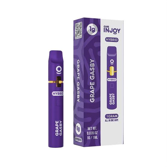 Cure Injoy - Cure Injoy - Grape Gasby - Disposable Vape - 1G Main Image